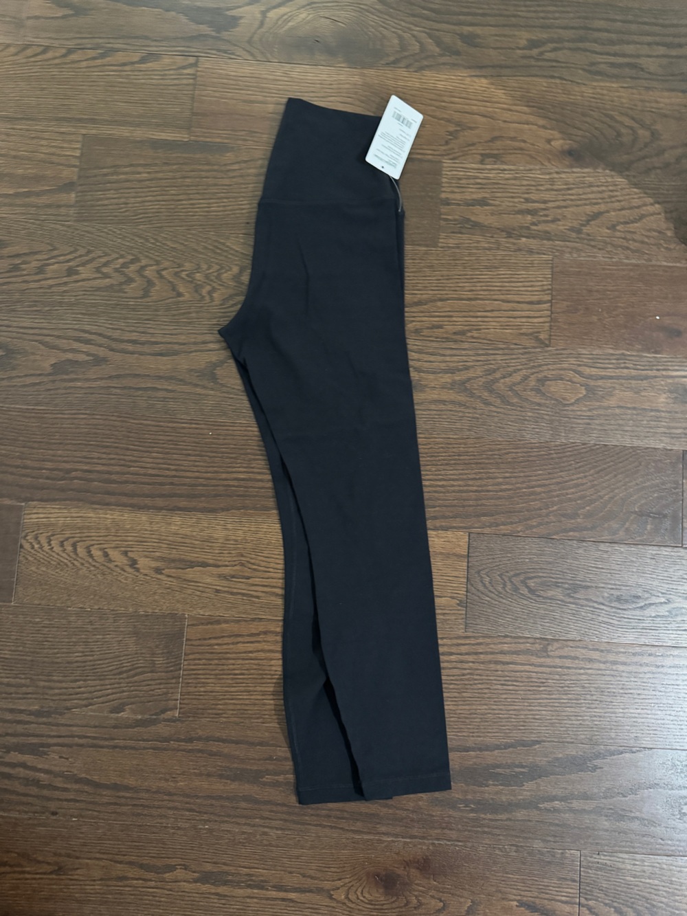 High-Waist Black Performance Leggings